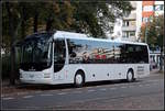 Mit einem Lion's Regio war die Bundeswehr in Berlin unterwegs. Der Bus stand am 13.10.2009 in Reinickendorf (Y-205 527)